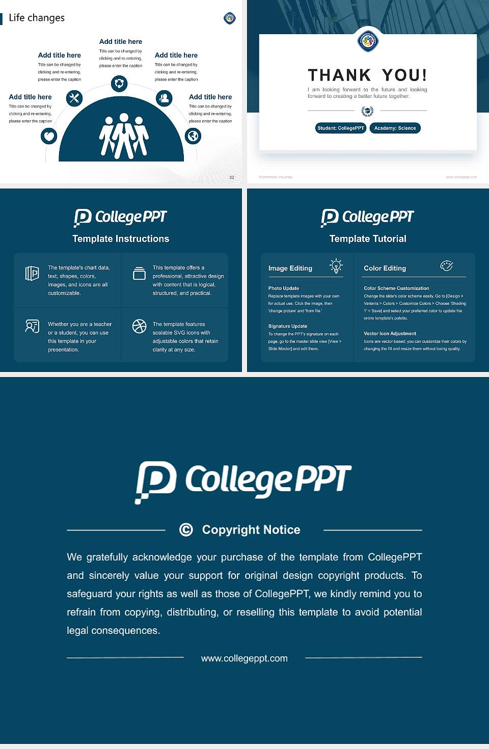 Motherhood University National Scholarship Defense PPT Template4:3 ratio PPT effect preview image4