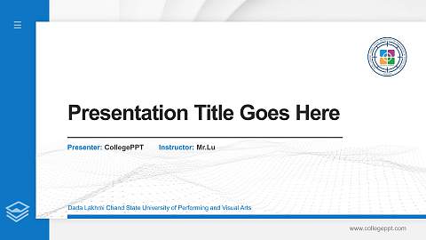 Dada Lakhmi Chand State University of Performing and Visual Arts Thesis Proposal/Graduation Defense PPT Template