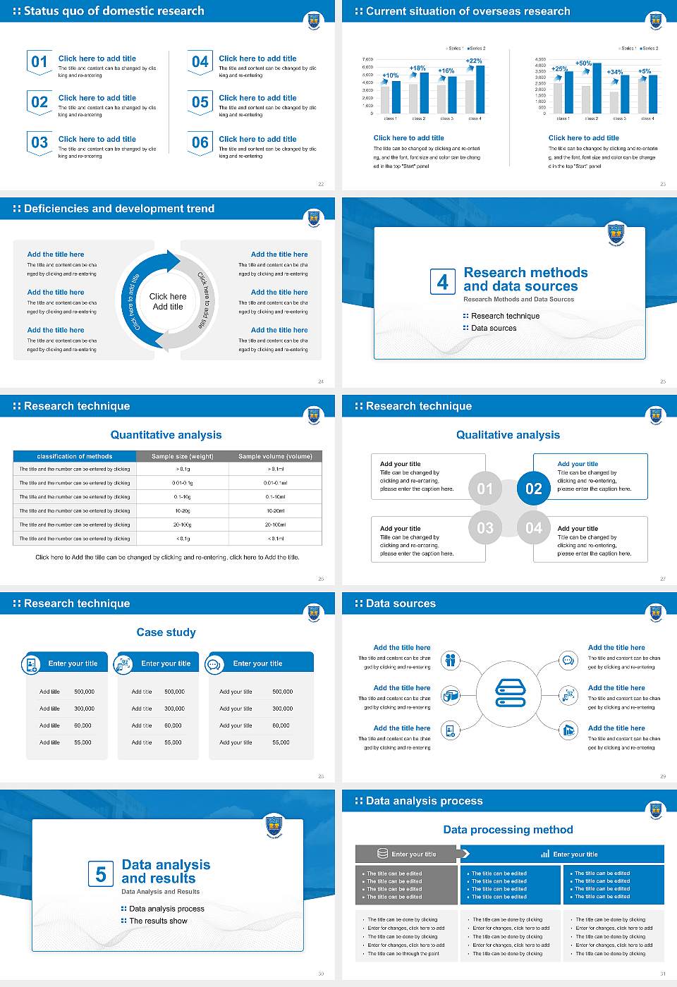 Monad University Graduation Thesis Defense PPT Template16:9 ratio PPT effect preview image4