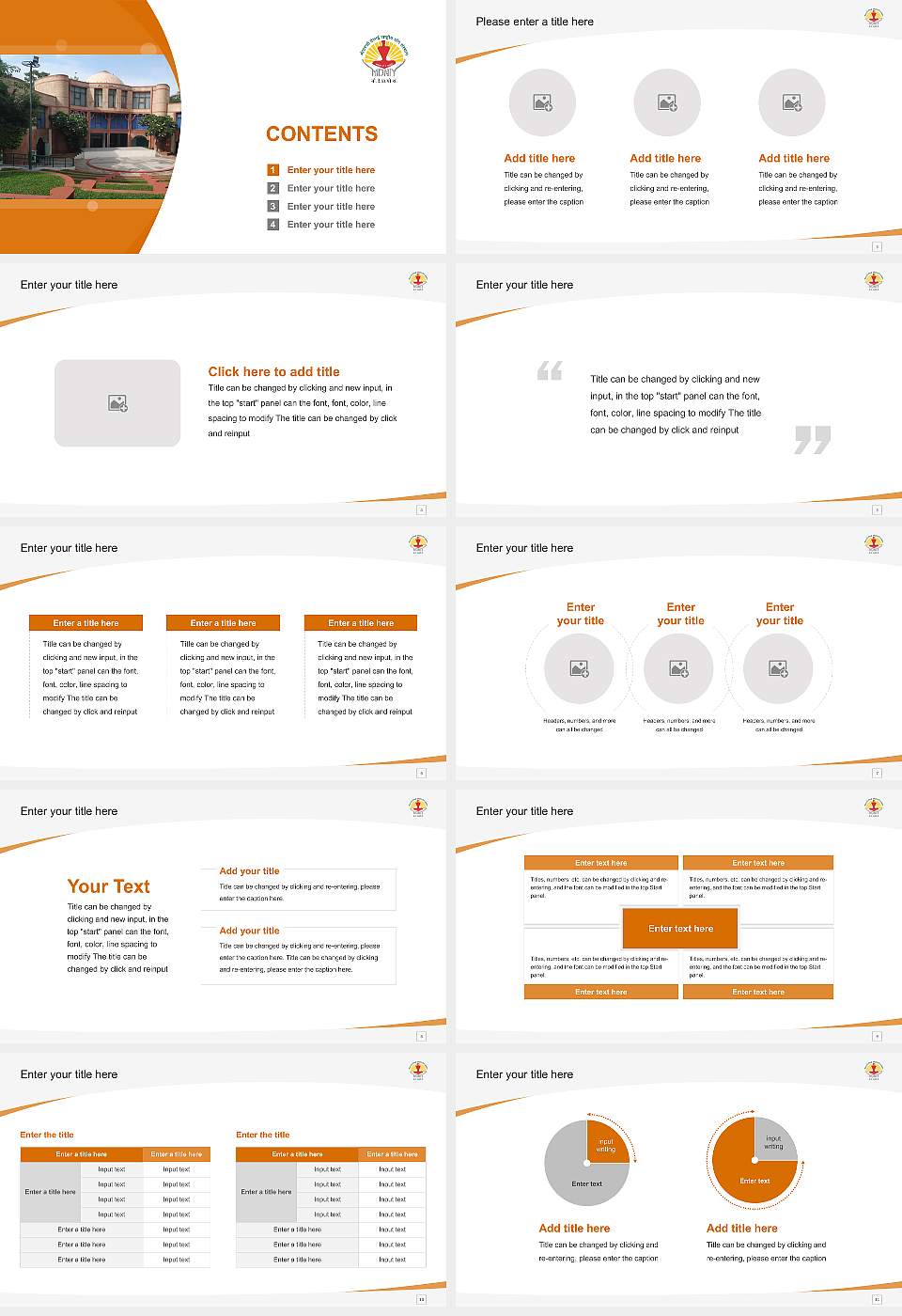 Morarji Desai National Institute of Yoga Course/Courseware Creation PPT Template16:9 ratio PPT effect preview image2