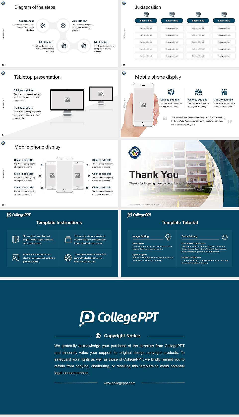 Motherhood University Competition/Entrepreneurship Contest PPT Template16:9 ratio PPT effect preview image9