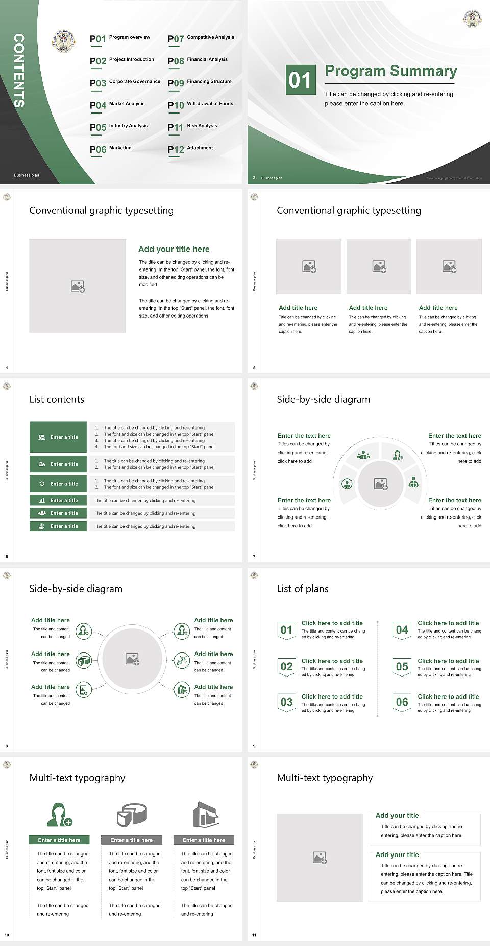 Nagaland University Competition/Entrepreneurship Contest PPT Template4:3 ratio PPT effect preview image2