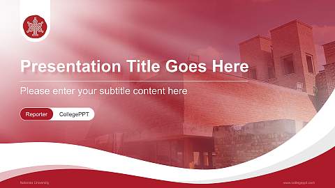 Nalanda University Lecture Sharing and Networking Event PPT Template