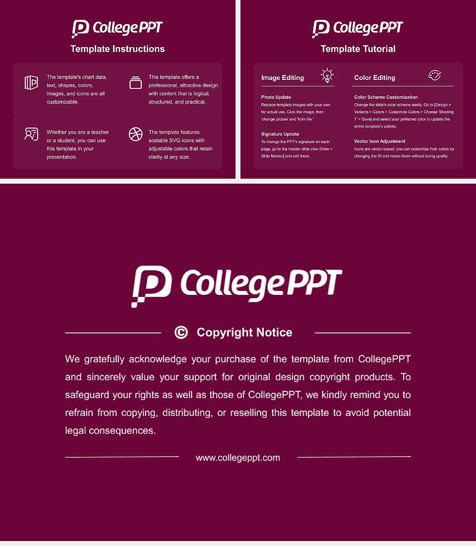 Shridhar University Course/Courseware Creation PPT Template4:3 ratio PPT effect preview image5