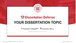 Shri Guru Ram Rai University Graduation Thesis Defense PPT Template