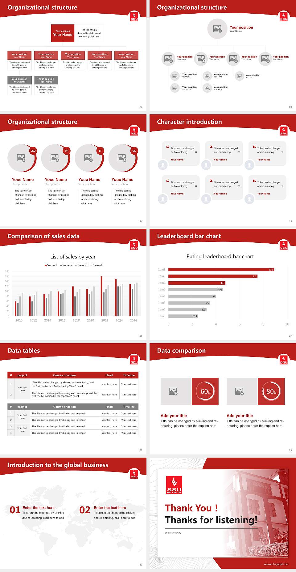 Sri Sai University Academic Presentation/Research Findings Report PPT Template4:3 ratio PPT effect preview image4