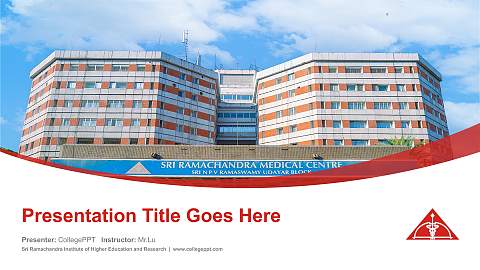 Sri Ramachandra Institute of Higher Education and Research Course/Courseware Creation PPT Template