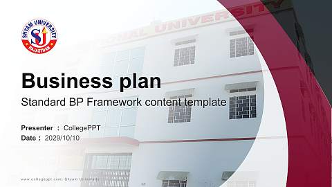Shyam University Competition/Entrepreneurship Contest PPT Template