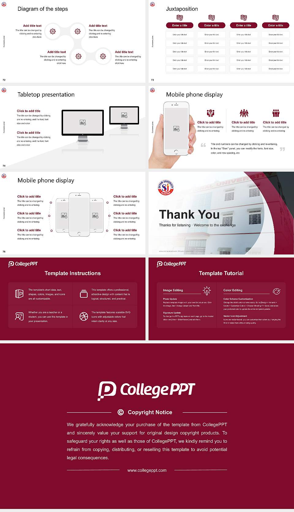 Shyam University Competition/Entrepreneurship Contest PPT Template16:9 ratio PPT effect preview image9