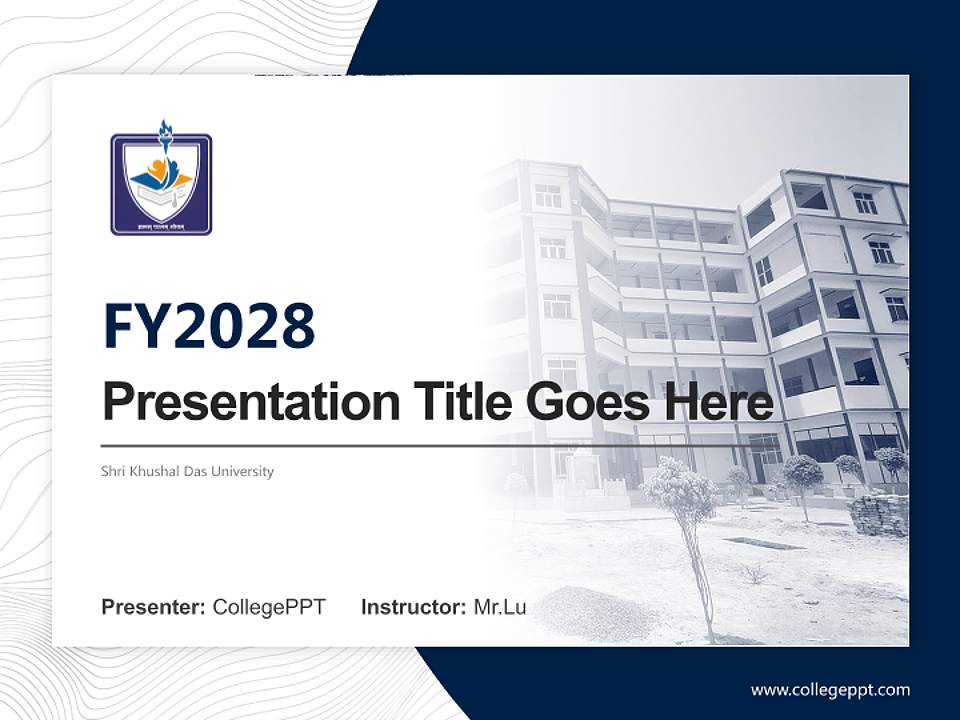 Shri Khushal Das University Academic Presentation/Research Findings Report PPT Template4:3 ratio PPT effect preview image5