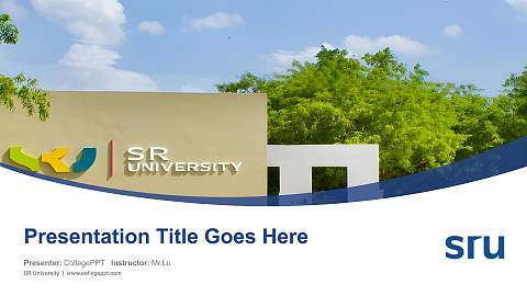 SR University Course/Courseware Creation PPT Template