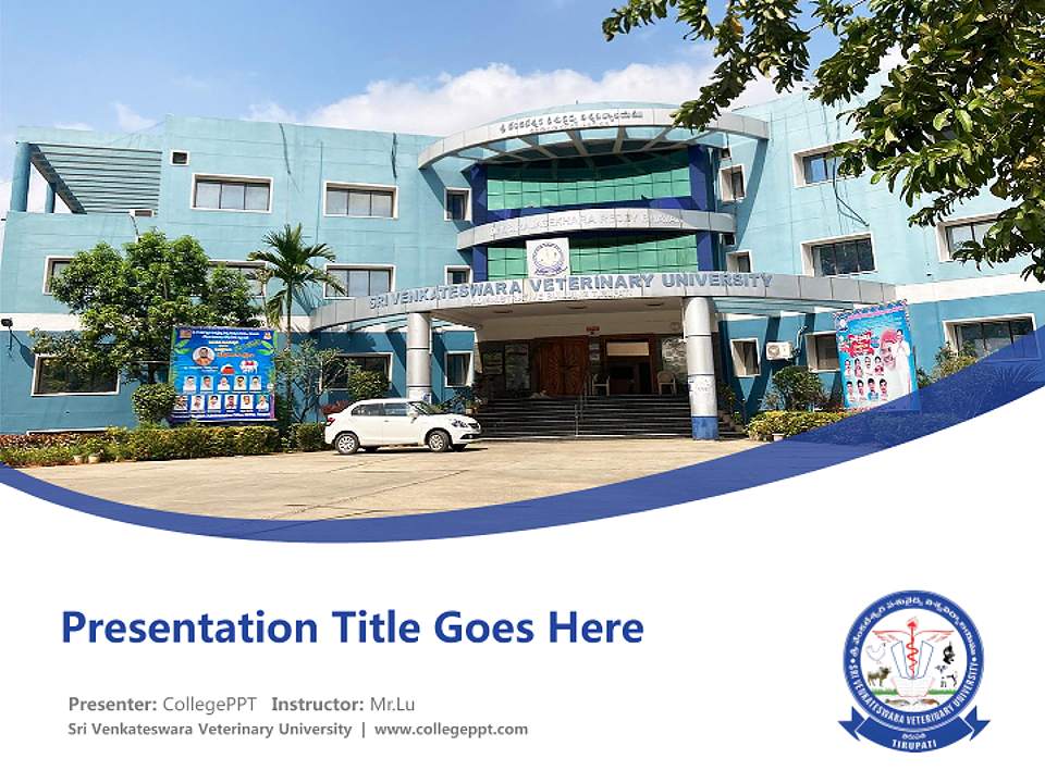 Sri Venkateswara Veterinary University Course/Courseware Creation PPT Template4:3 ratio PPT effect preview image5