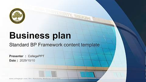 Shri Ramasamy Memorial University Competition/Entrepreneurship Contest PPT Template