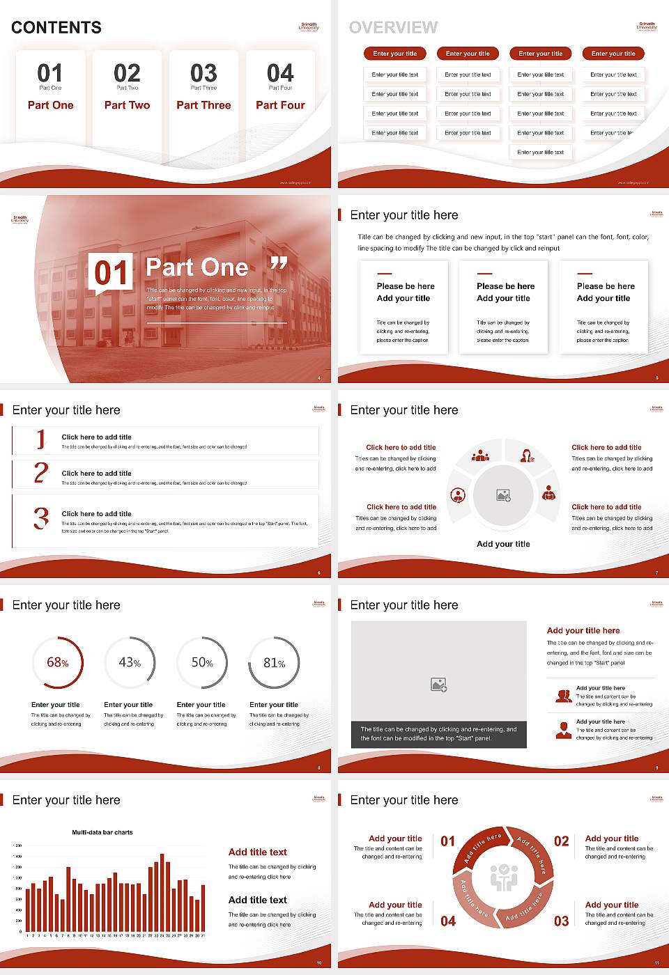 Srinath University Lecture Sharing and Networking Event PPT Template16:9 ratio PPT effect preview image2