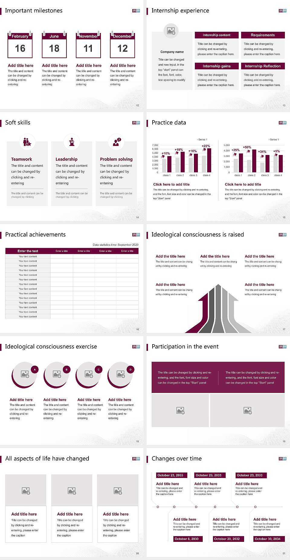 Shridhar University National Scholarship Defense PPT Template4:3 ratio PPT effect preview image3