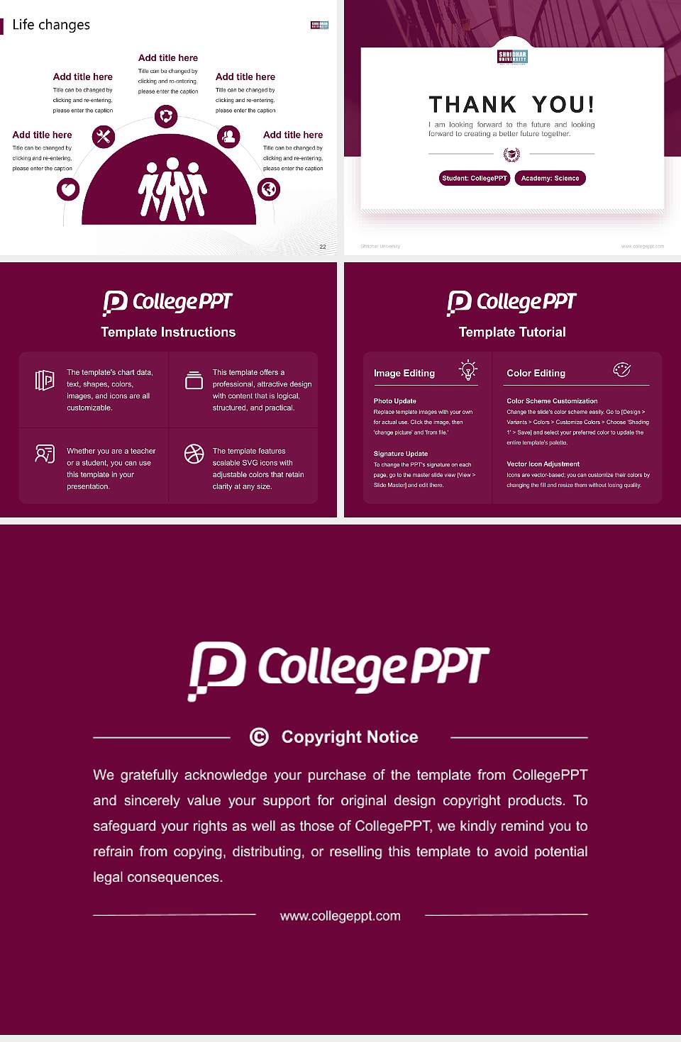 Shridhar University National Scholarship Defense PPT Template4:3 ratio PPT effect preview image4