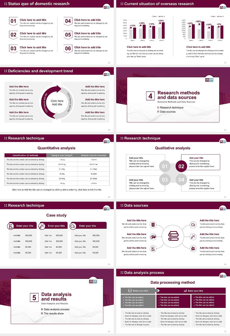 Shridhar University Graduation Thesis Defense PPT Template16:9 ratio PPT effect preview image4