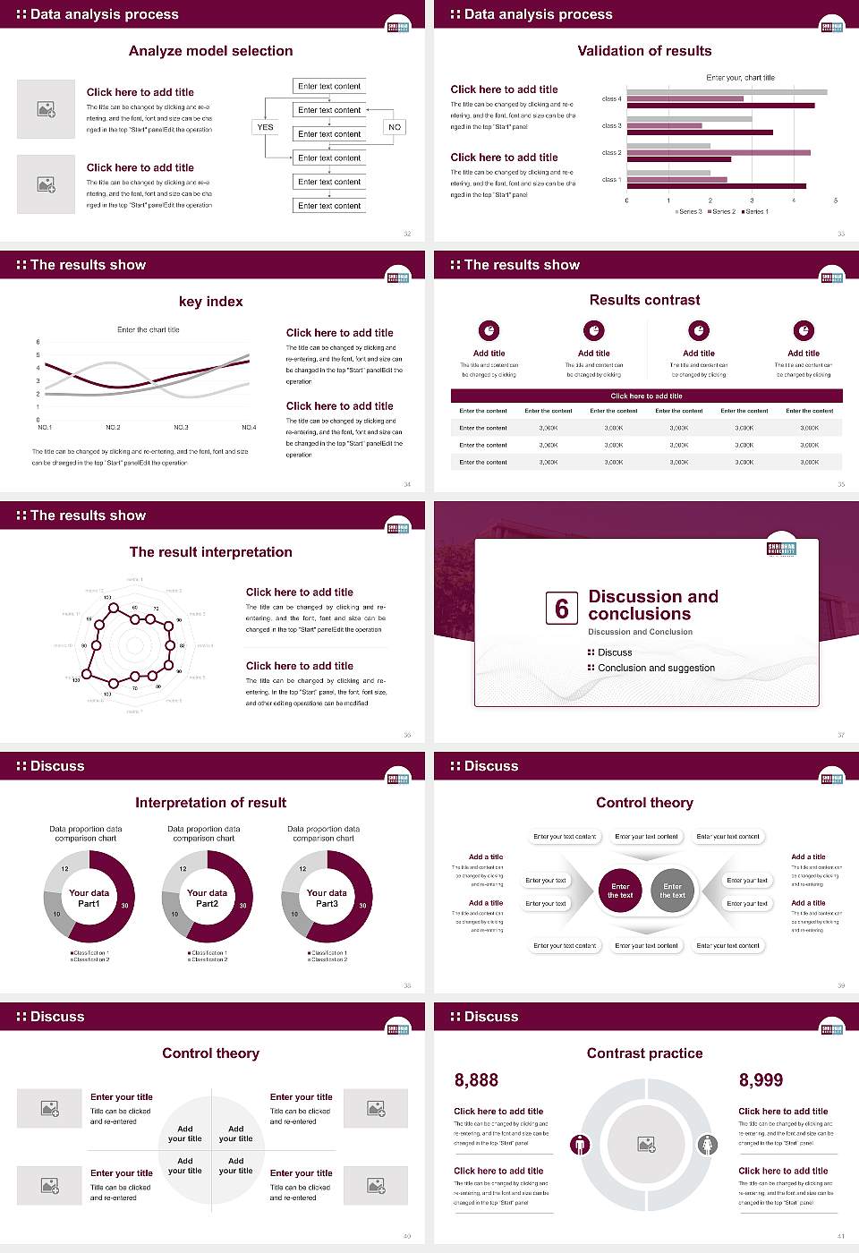 Shridhar University Graduation Thesis Defense PPT Template16:9 ratio PPT effect preview image5
