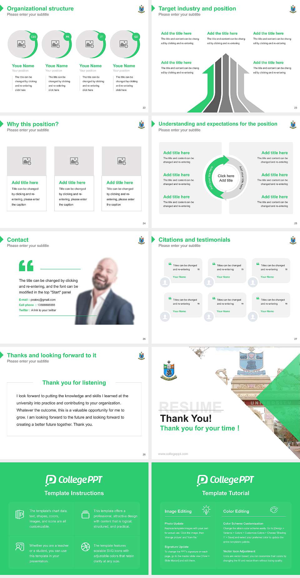 Sri Krishnadevaraya University Resume PPT Template4:3 ratio PPT effect preview image4