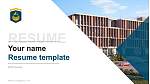 SKIPS University Resume Templat PPT