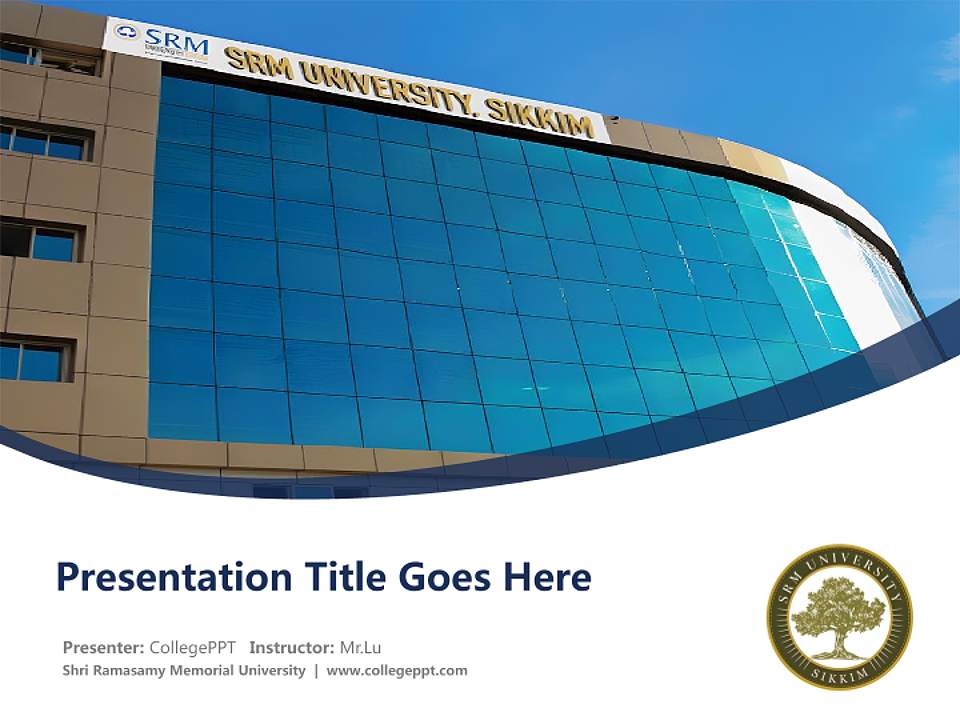 Shri Ramasamy Memorial University Course/Courseware Creation PPT Template4:3 ratio PPT effect preview image5