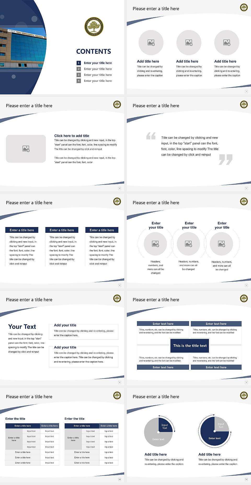 Shri Ramasamy Memorial University Course/Courseware Creation PPT Template4:3 ratio PPT effect preview image2