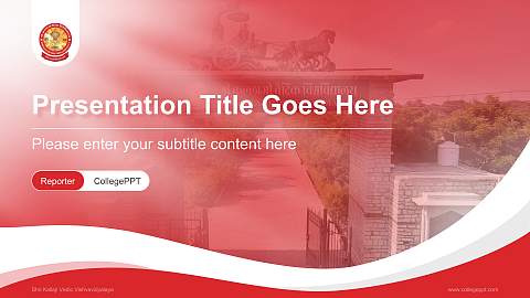 Shri Kallaji Vedic Vishvavidyalaya Lecture Sharing and Networking Event PPT Template