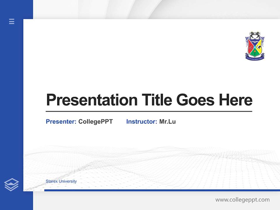 Starex University Thesis Proposal/Graduation Defense PPT Template4:3 ratio PPT effect preview image5