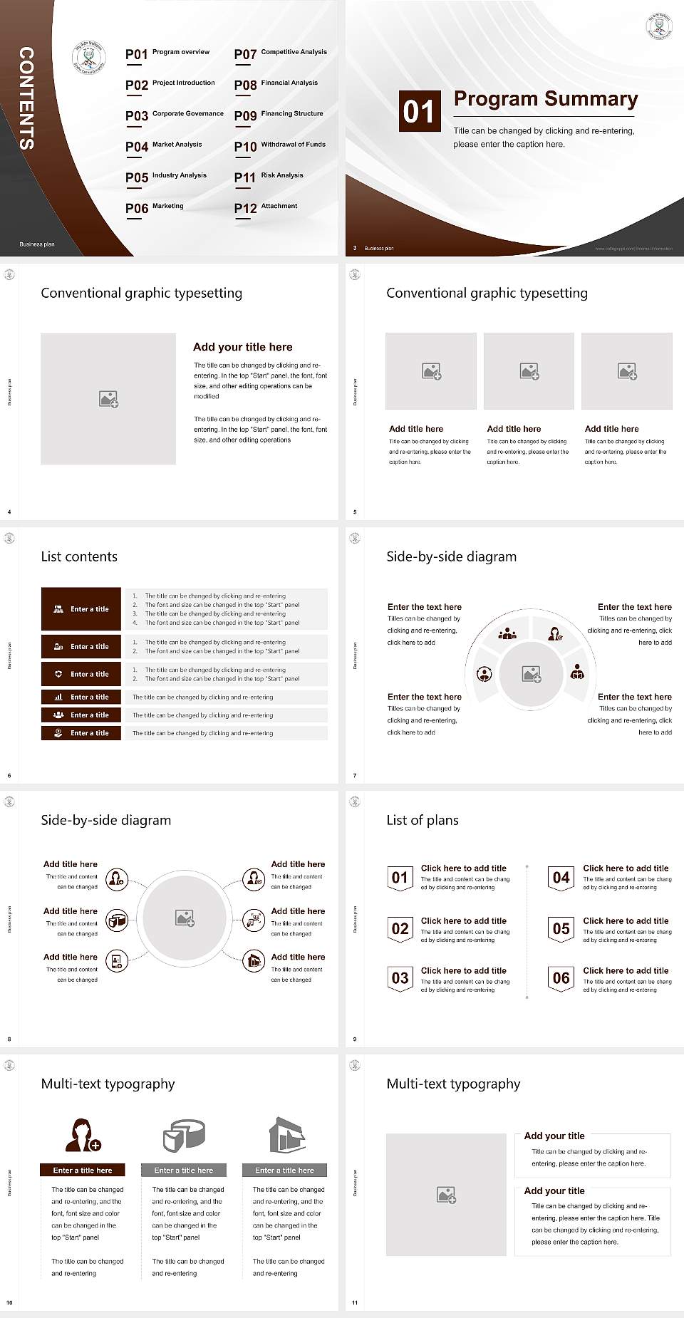 Sindhu Central University Competition/Entrepreneurship Contest PPT Template4:3 ratio PPT effect preview image2