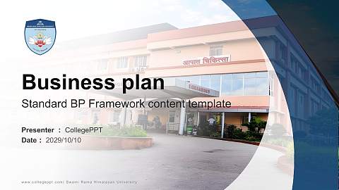 Swami Rama Himalayan University Competition/Entrepreneurship Contest PPT Template