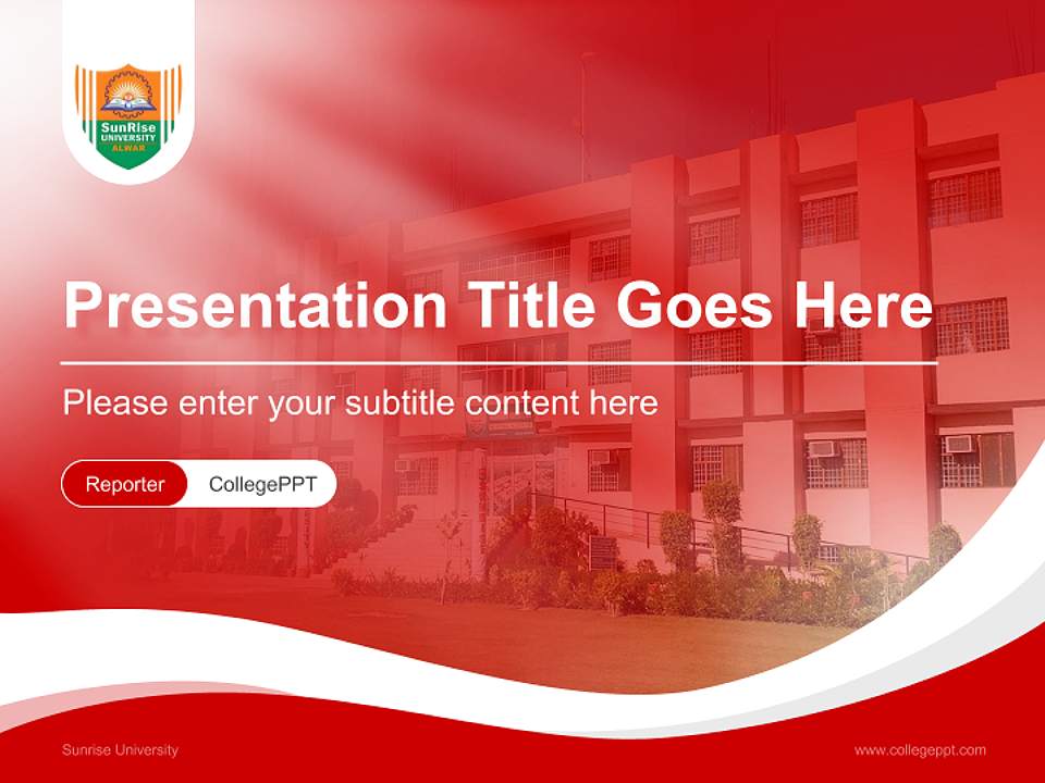 Sunrise University Lecture Sharing and Networking Event PPT Template4:3 ratio PPT effect preview image4