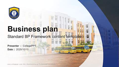 Shri Shankaracharya Professional University Competition/Entrepreneurship Contest PPT Template