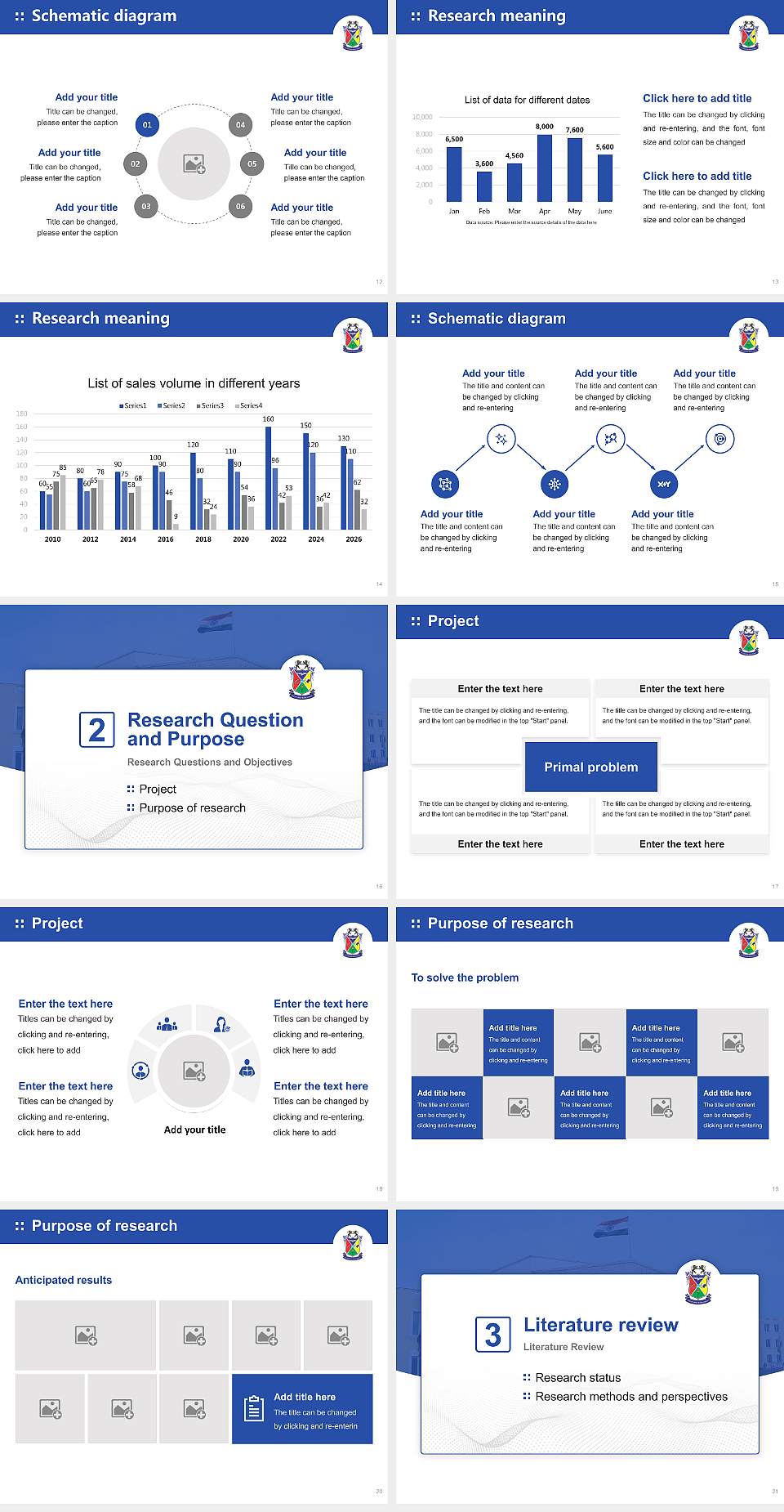Starex University Graduation Thesis Defense PPT Template4:3 ratio PPT effect preview image3
