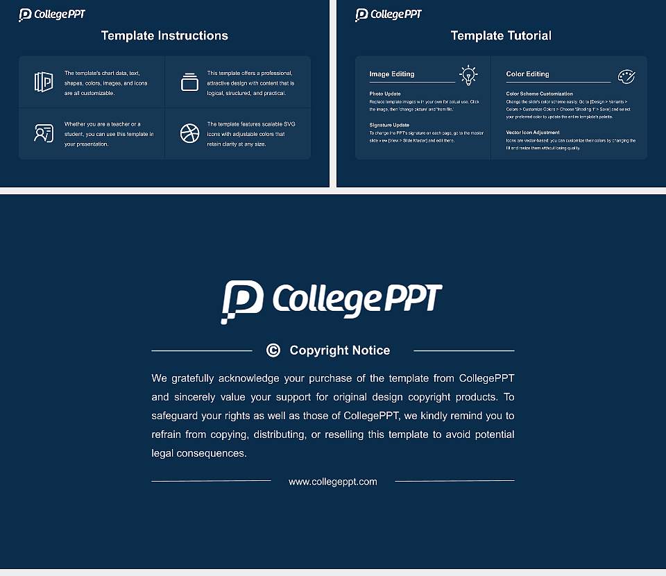 St. Joseph ‘s University Academic Presentation/Research Findings Report PPT Template16:9 ratio PPT effect preview image5