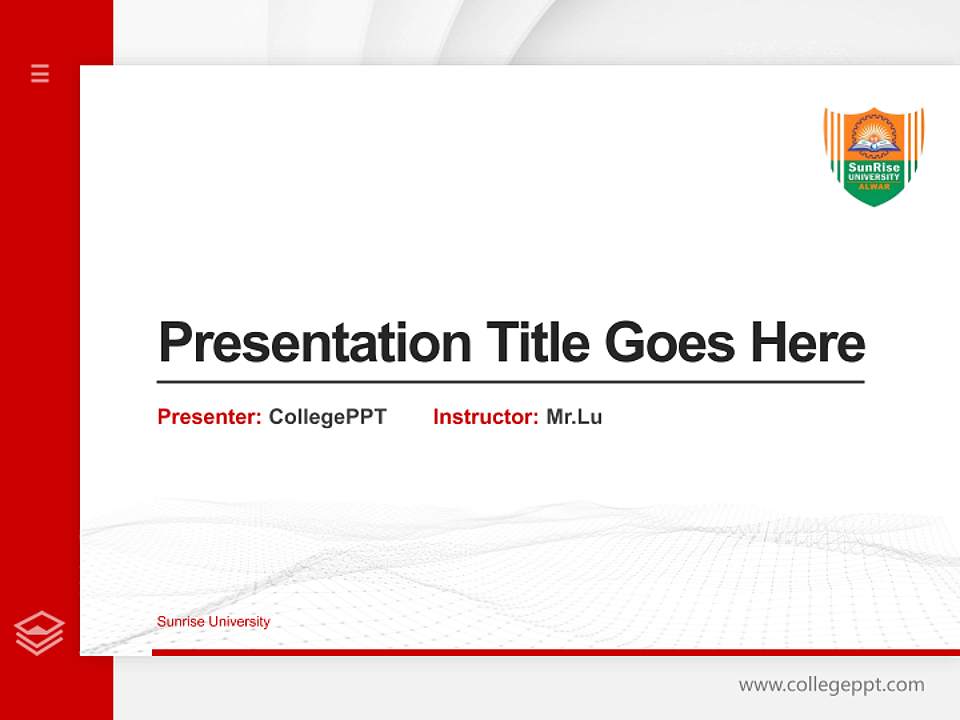 Sunrise University Thesis Proposal/Graduation Defense PPT Template4:3 ratio PPT effect preview image5