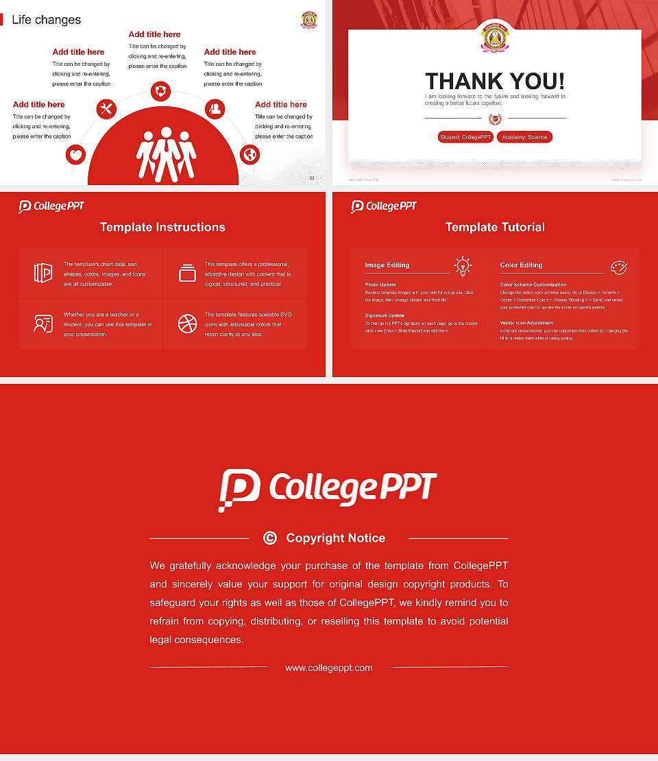 Siddharth University National Scholarship Defense PPT Template16:9 ratio PPT effect preview image4