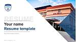 Swami Rama Himalayan University Resume PPT Template