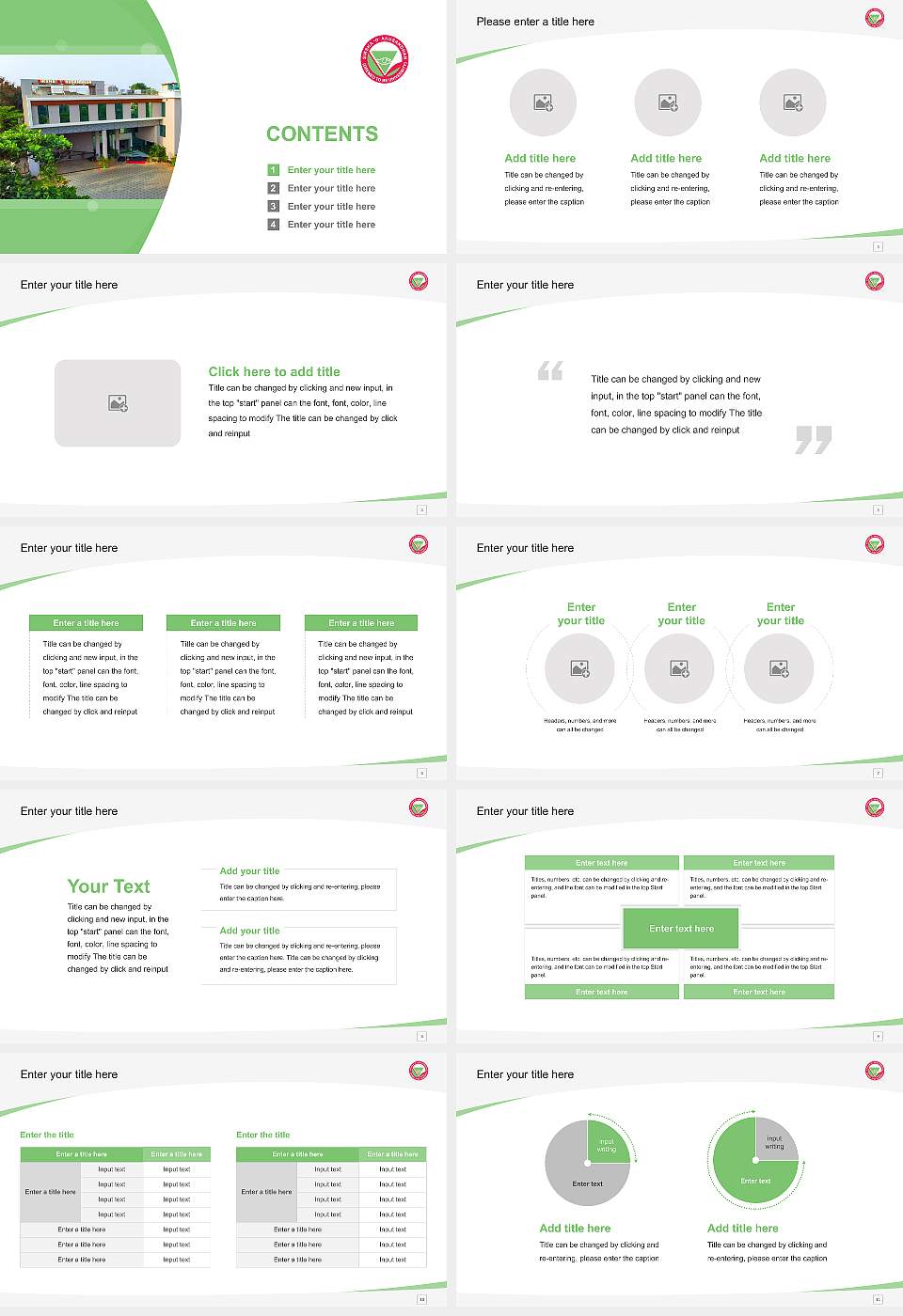 Siksha ‘O’ Anusandhan Course/Courseware Creation PPT Template16:9 ratio PPT effect preview image2