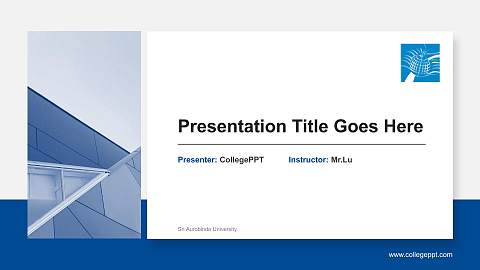 Sri Aurobindo University General PPT Template