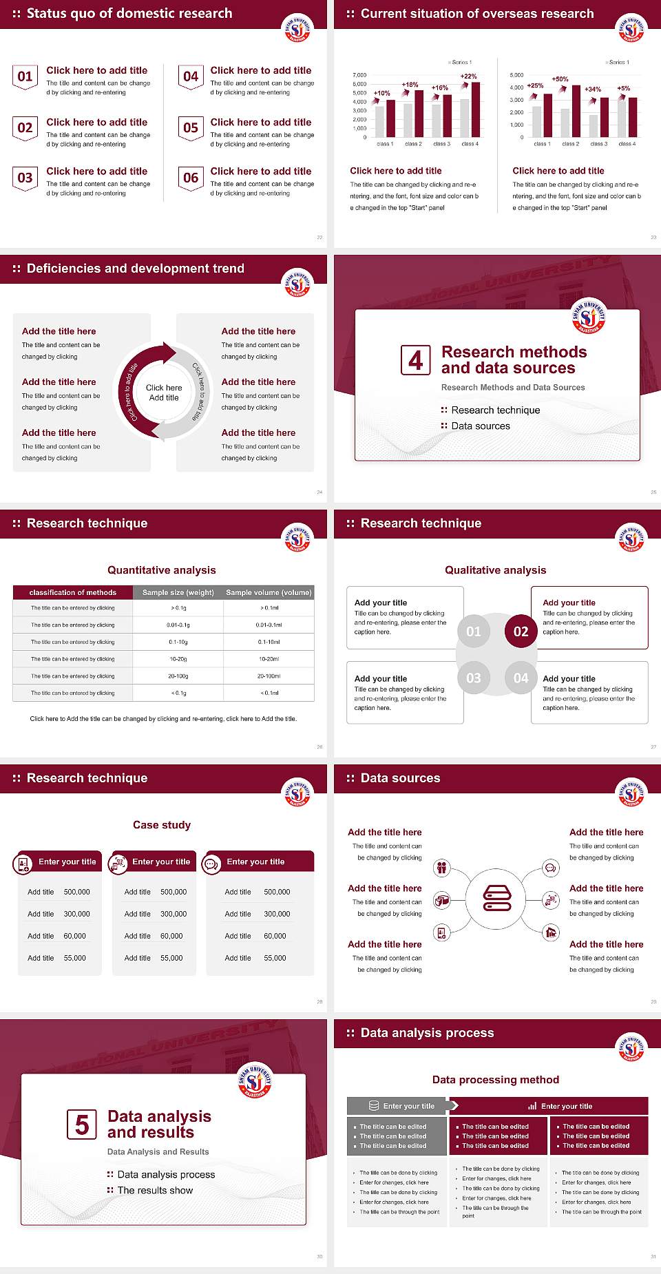 Shyam University Graduation Thesis Defense PPT Template4:3 ratio PPT effect preview image4