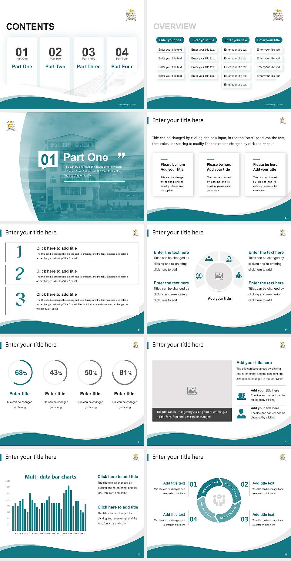 St. Joseph University Lecture Sharing and Networking Event PPT Template4:3 ratio PPT effect preview image2