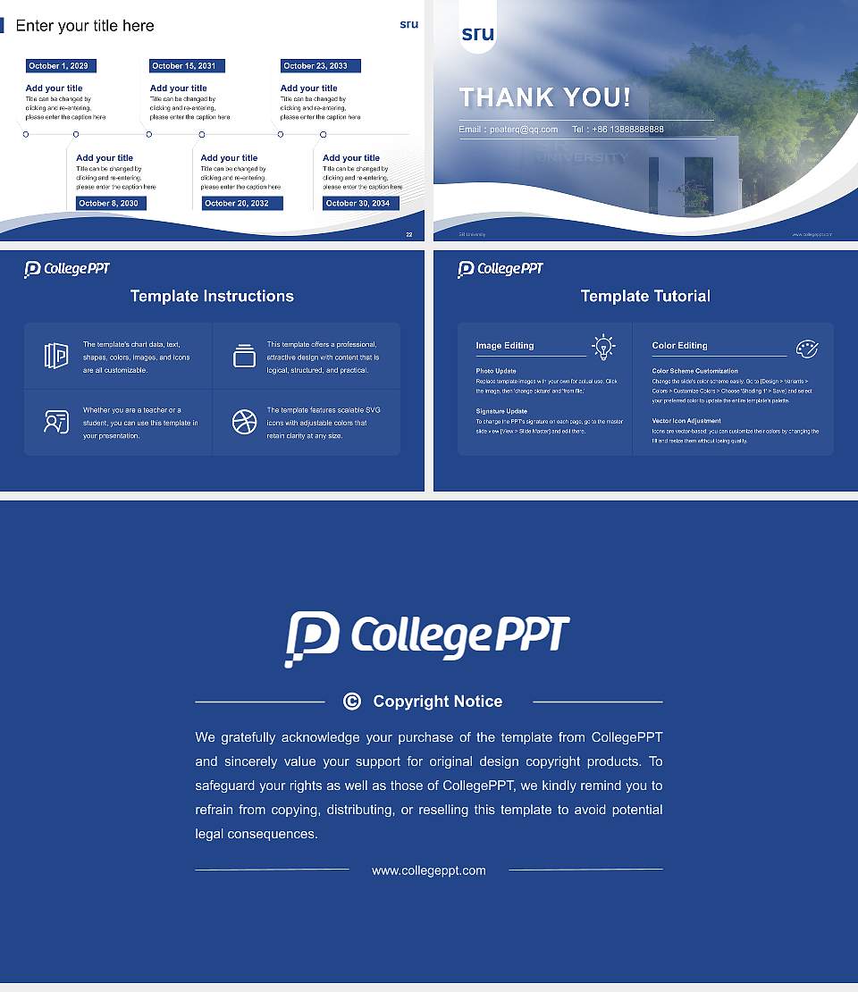 SR University Lecture Sharing and Networking Event PPT Template16:9 ratio PPT effect preview image4
