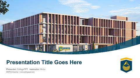 SKIPS University Course/Courseware Creation PPT Template