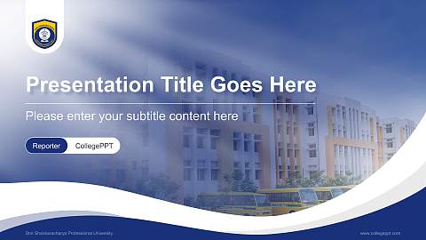 Shri Shankaracharya Professional University Lecture Sharing and Networking Event PPT Template