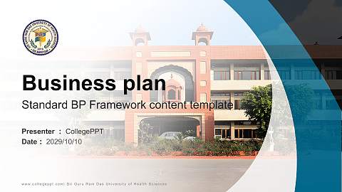 Sri Guru Ram Das University of Health Sciences Competition/Entrepreneurship Contest PPT Template