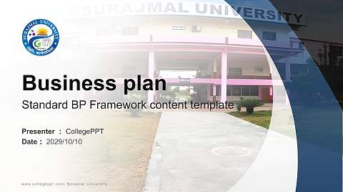 Surajmal University Competition/Entrepreneurship Contest PPT Template