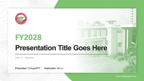 Siksha ‘O’ Anusandhan Academic Presentation/Research Findings Report PPT Template