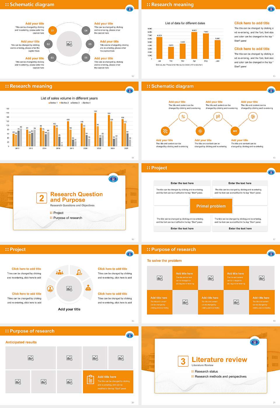 Sri Balaji University Graduation Thesis Defense PPT Template16:9 ratio PPT effect preview image3