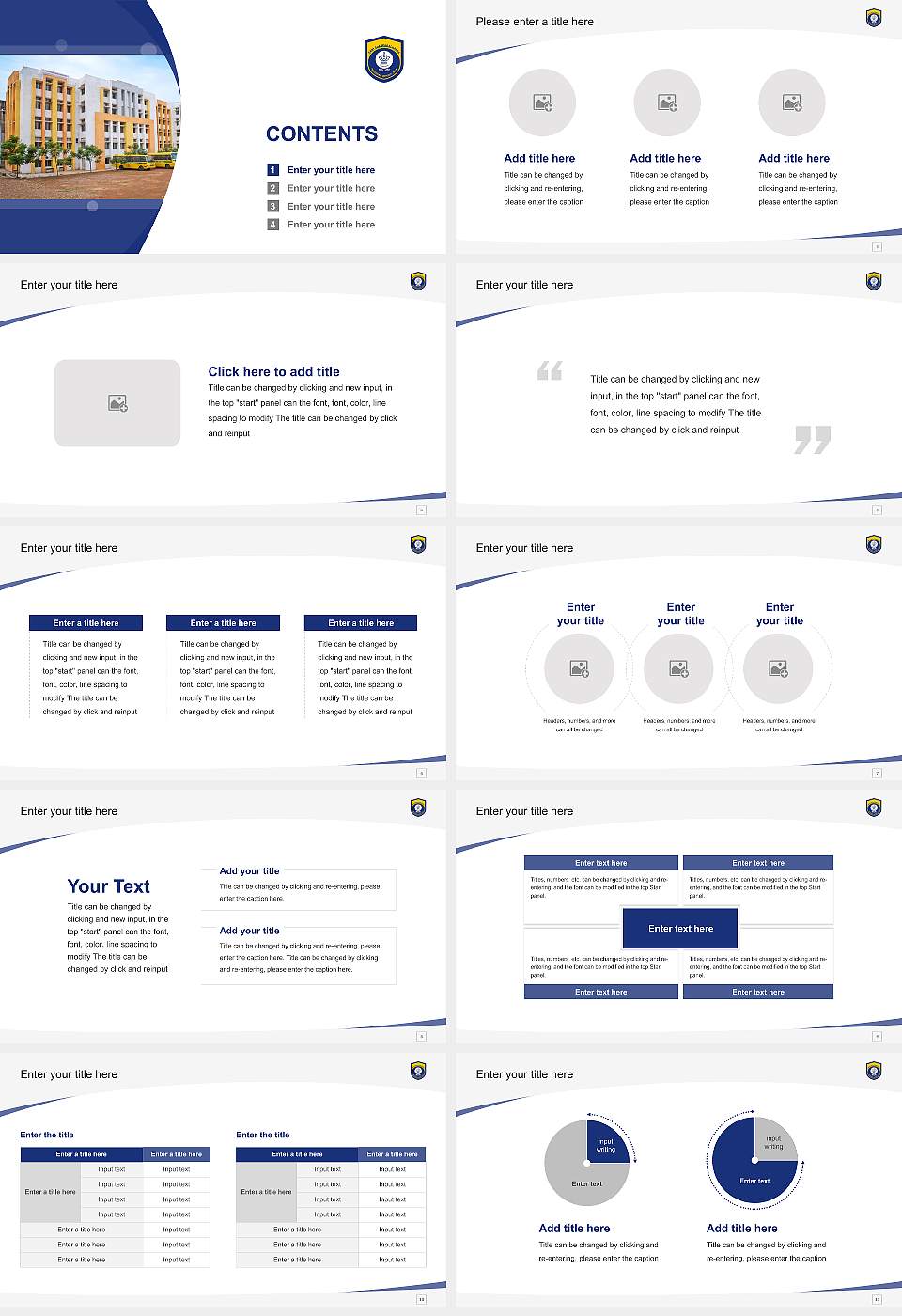 Shri Shankaracharya Professional University Course/Courseware Creation PPT Template16:9 ratio PPT effect preview image2