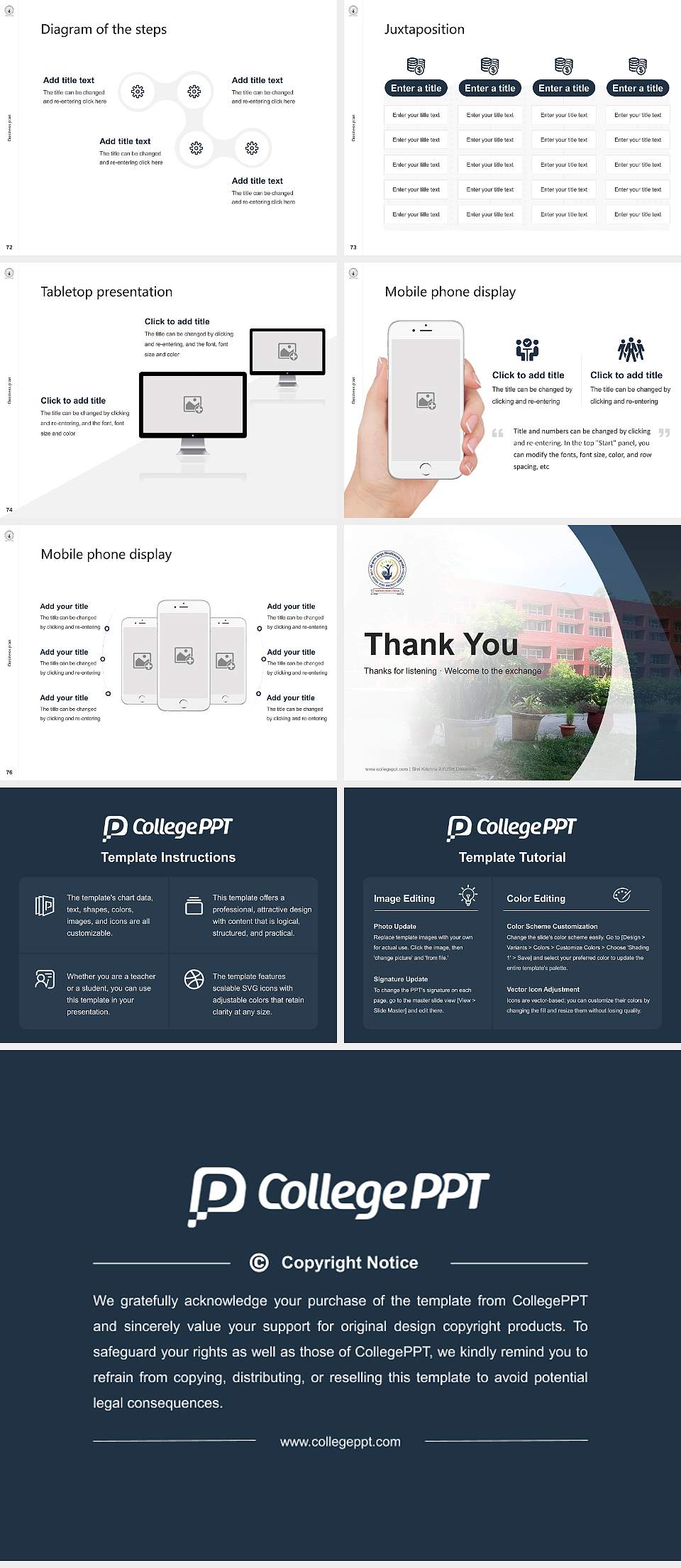Shri Krishna AYUSH University Competition/Entrepreneurship Contest PPT Template4:3 ratio PPT effect preview image9